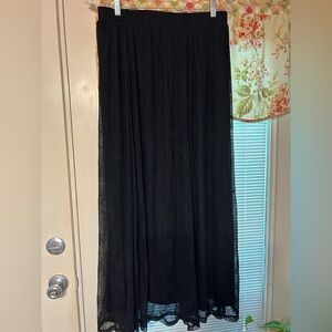 Metaphor lace maxi skirt